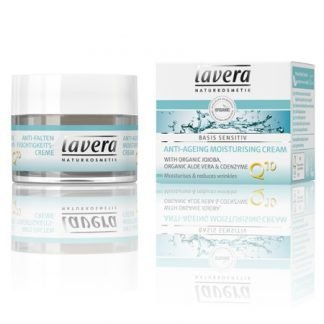 Lavera Basis Sensitiv Anti-ageing Moisturising Cream Q10 Kosteusvoide