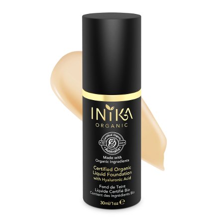 Inika Liquid Hyaluronic Foundation Meikkivoide Beige 30ml Inika Liquid Hyaluronic Foundation Meikkivoide Beige 30ml