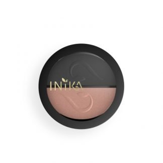 INIKA Organic Eyeshadow Duo Luomiväripaletti Black Sand 3,9g