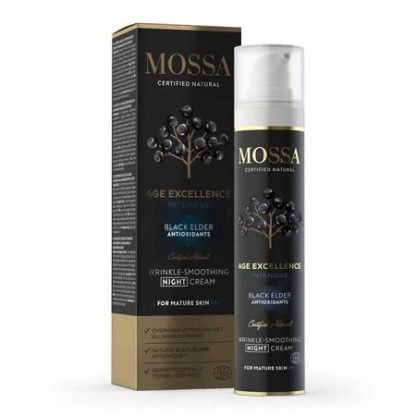 Mossa Age Excellence Intensive Wrinkle Smoothing Mustaselja Yövoide 50ml