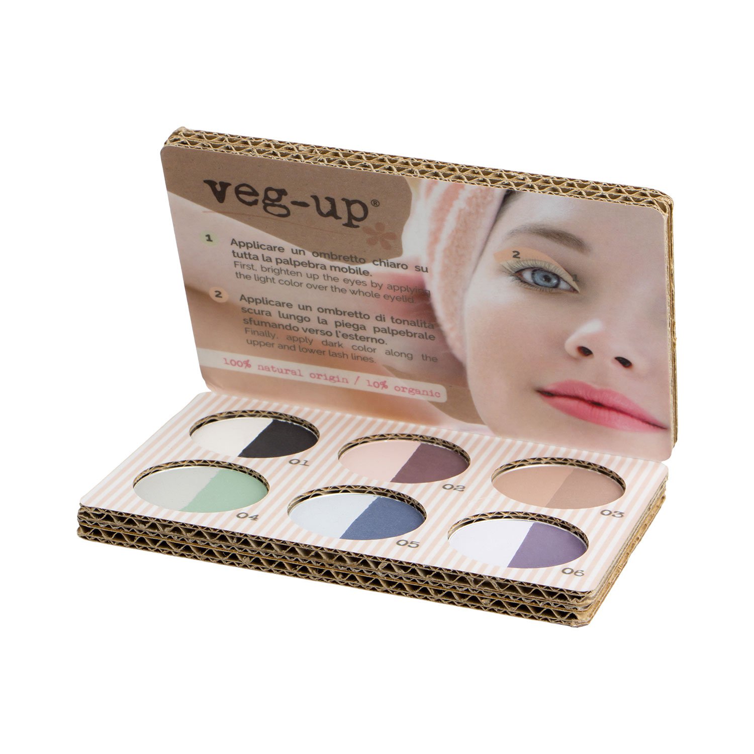 Veg-Up Eyeshadow Palette Veggy Luomiväri Paletti Ekologinen Pakkaus 8052086650497 Veg-Up Eyeshadow Palette Veggy Luomiväri Paletti Ekologinen Pakkaus 8052086650497