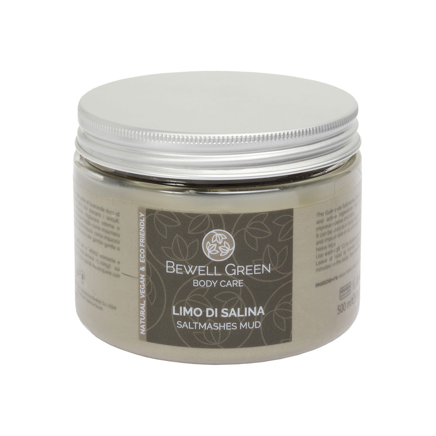 BeWell Green Saltmashes Mud Savinaamio kasvoille ja vartalolle 700g 8052086650596 BeWell Green Saltmashes Mud Savinaamio kasvoille ja vartalolle 700g 8052086650596