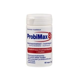 Probimax 8 Maitohappobakteeri 60kaps 6428300002335