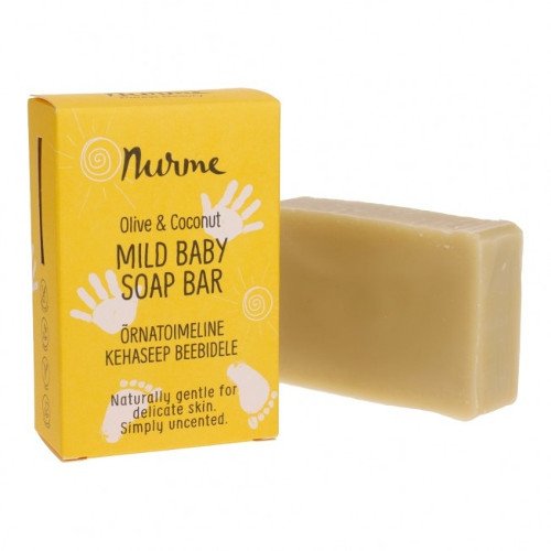 NURME Mild Baby Soap Mieto Vauvasaippua 100g 4742763009635 NURME Mild Baby Soap Mieto Vauvasaippua 100g 4742763009635